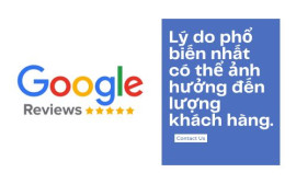 Lý do phổ biến nhất có thể ảnh hưởng đến lượng khách hàng.